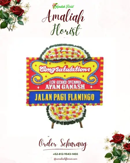 Sewa Papan Bunga Reban